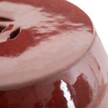 Last inn bildet i Galleri-visningsprogrammet, Krakk 35 x 35 x 48 cm Keramikk Rød
