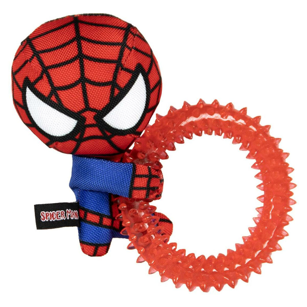 Hundeleketøy Spiderman   Rød 100 % polyester