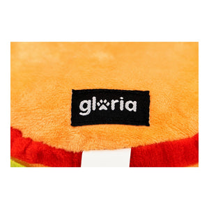 Hundeleketøy Gloria Hamburdog Hamburger Polyester Eva Gummi