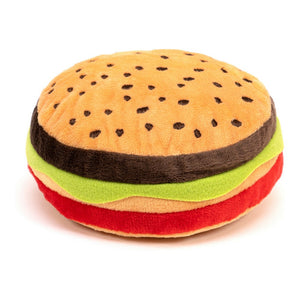 Hundeleketøy Gloria Hamburdog Hamburger Polyester Eva Gummi